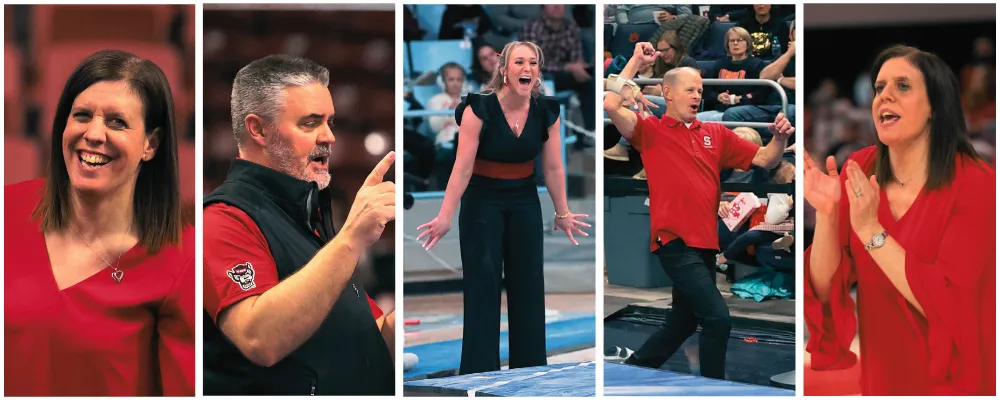 NC State Gymnastics Coaches