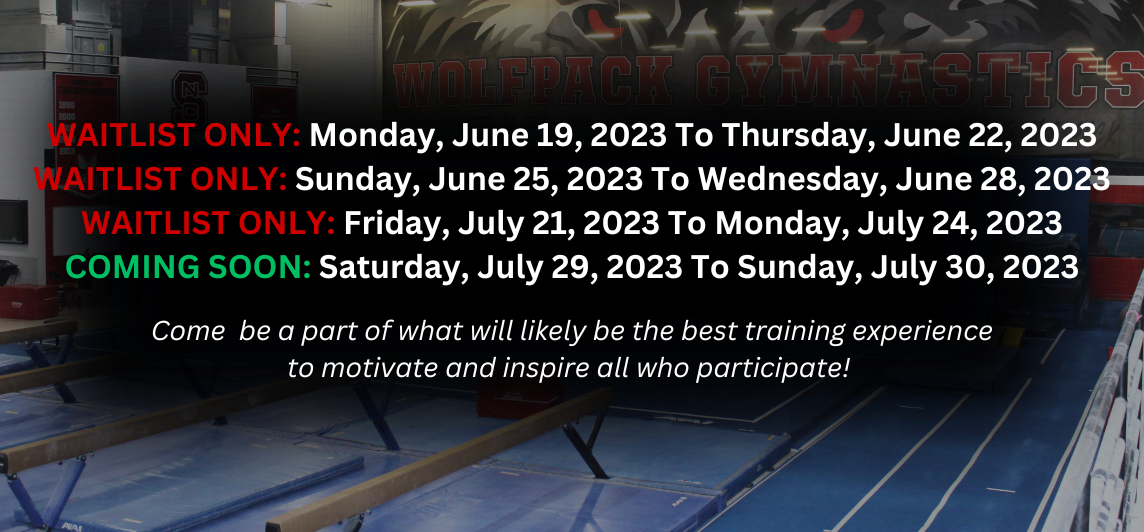 AN EXPERIENCE YOU WILL NOT WANT TO MISS! 